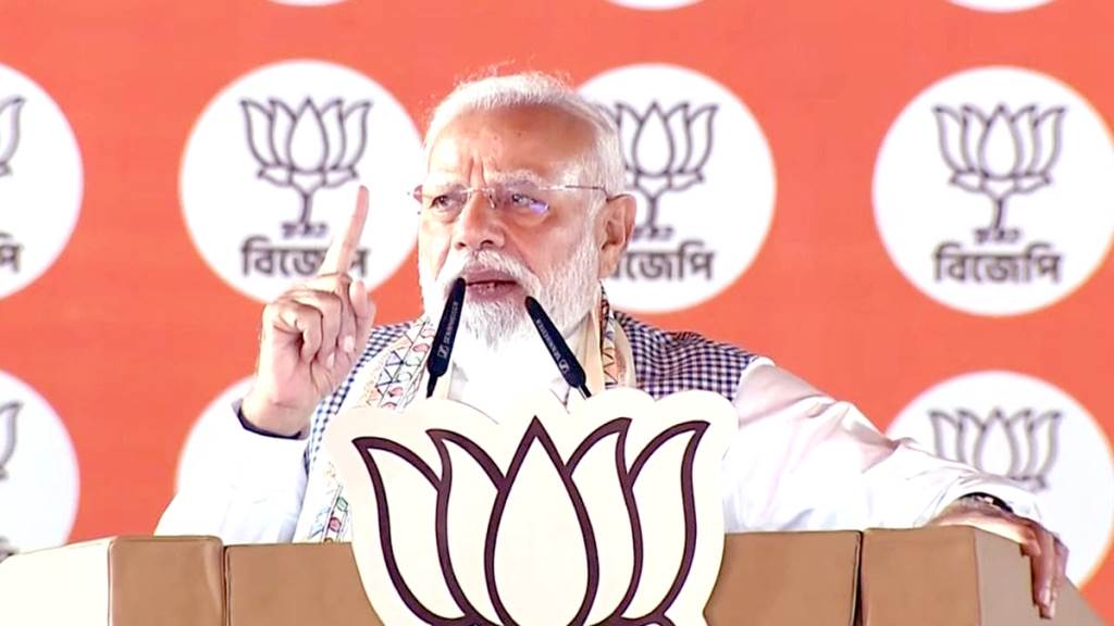 The goal of a developed India will be achieved with the support of women power Modi